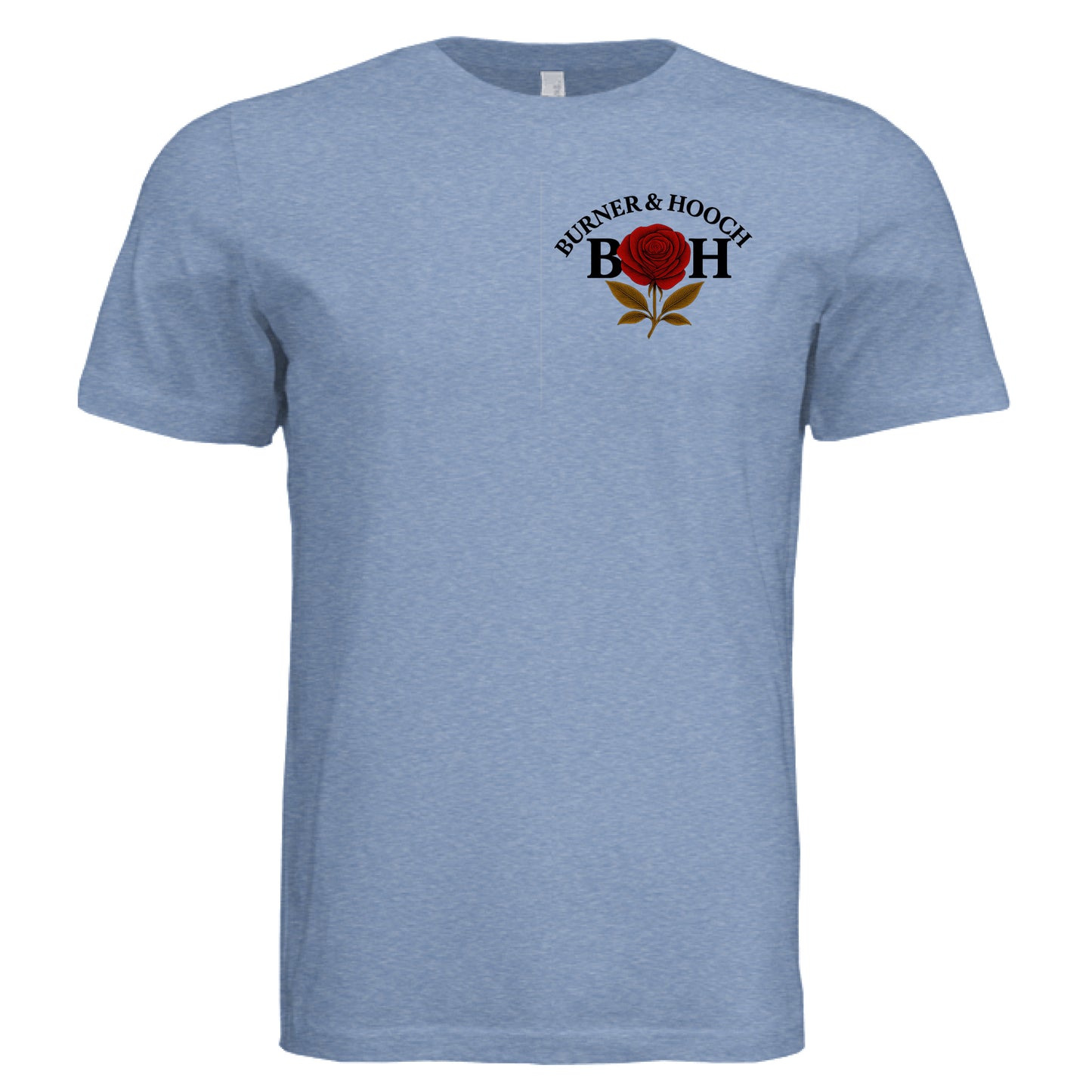 Solid Blue Triblend - FRONT