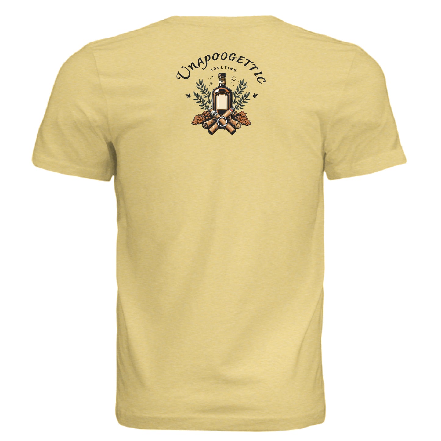 Pale Yellow Triblend - BACK