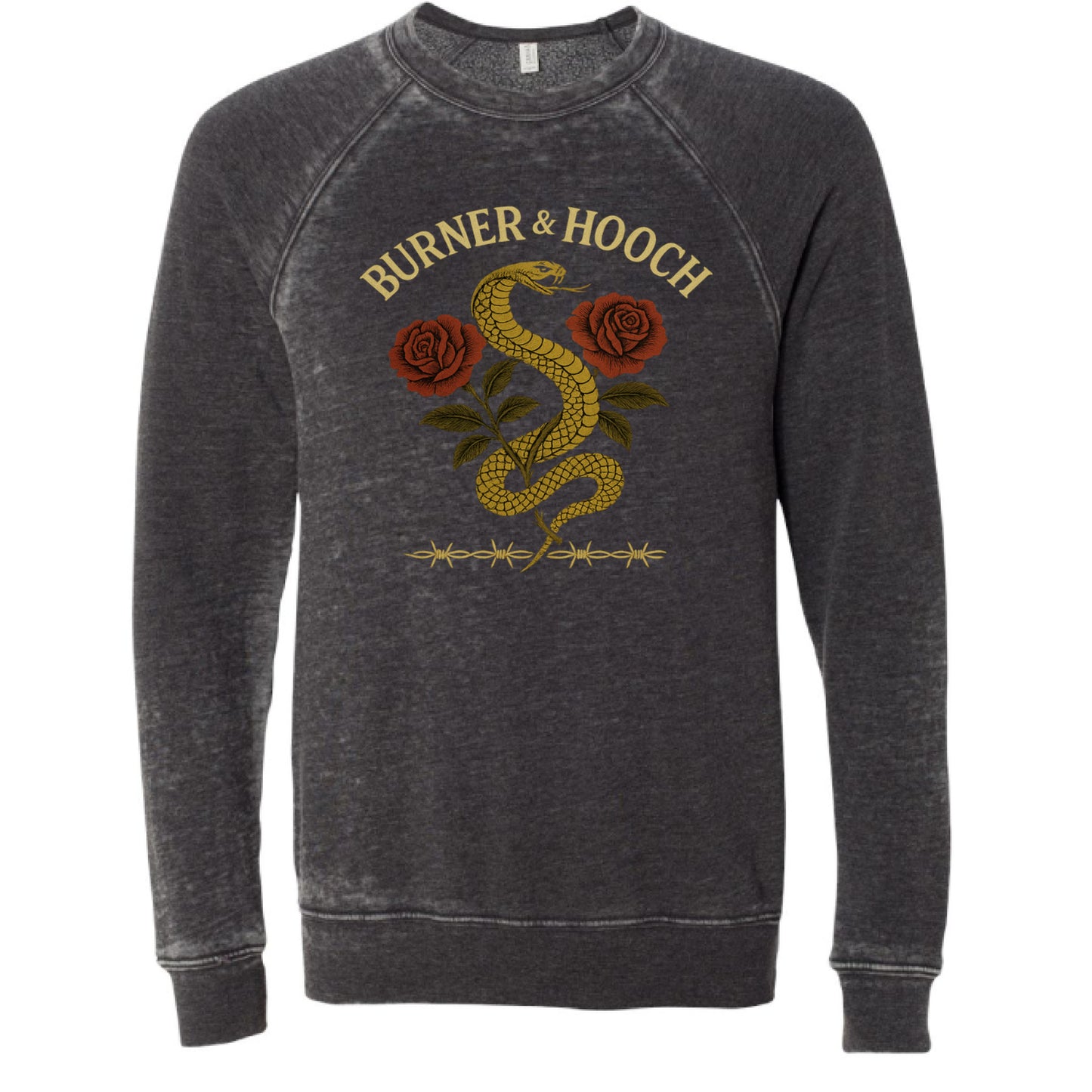GREY ACID FLEECE - FRONT
